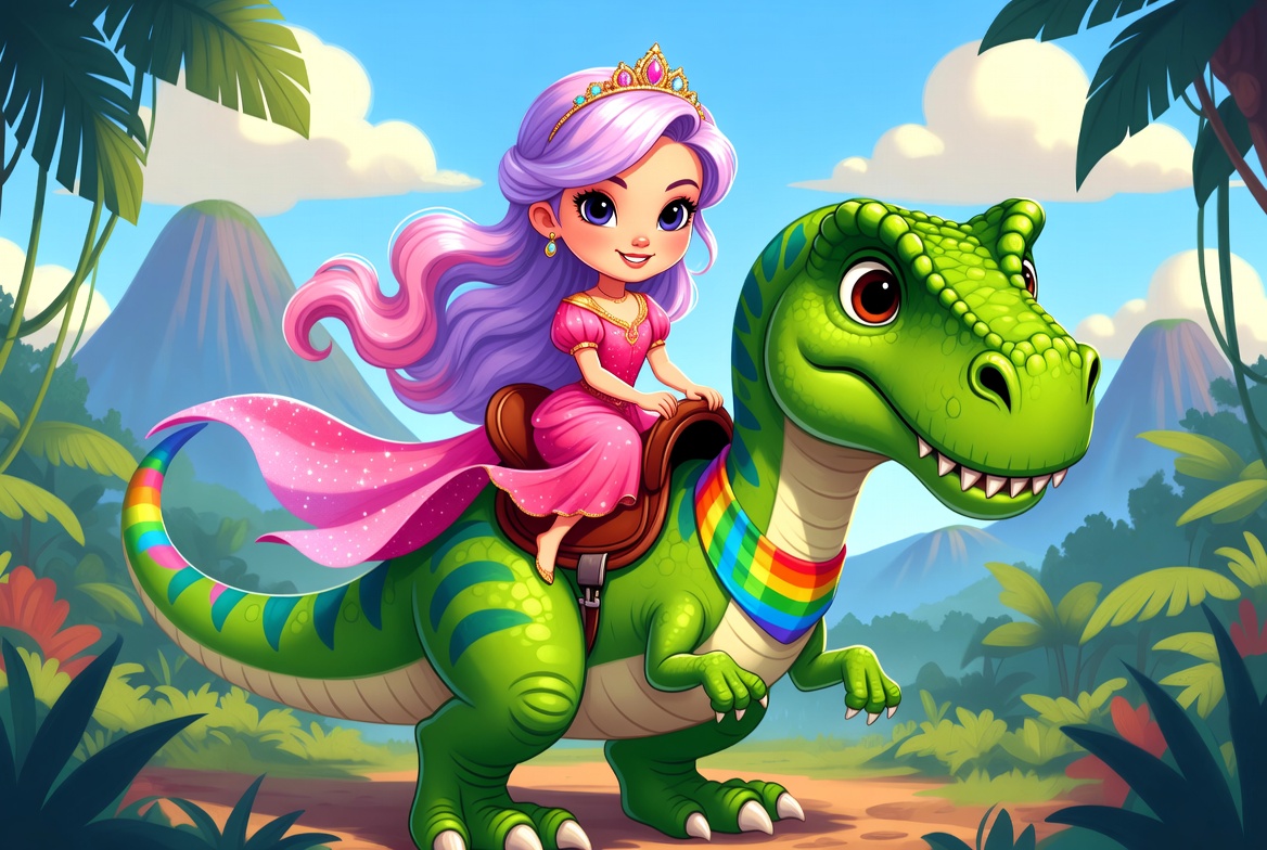 Princess on Captain Chomp